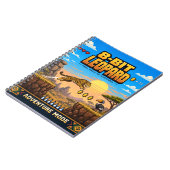 Leopard, Retro-8-Bit-Pixel-Art Notizblock (Linke Seite)