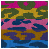 Leopard-Retrofarbe nahtlose Streifen #15 Stoff (Muster)
