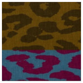 Leopard-Retrofarbe nahtlose Streifen #5 Stoff (Muster)