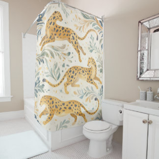 Leopard Reverie Duschvorhang