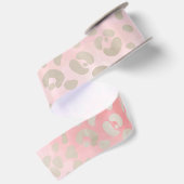 Leopard rosa satinband (Rückseite)