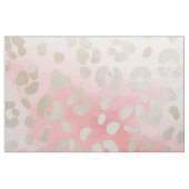 Leopard rosa Wasserfarbmuster Stoff (Fat Quarter (45,7 x 55,9 cm))