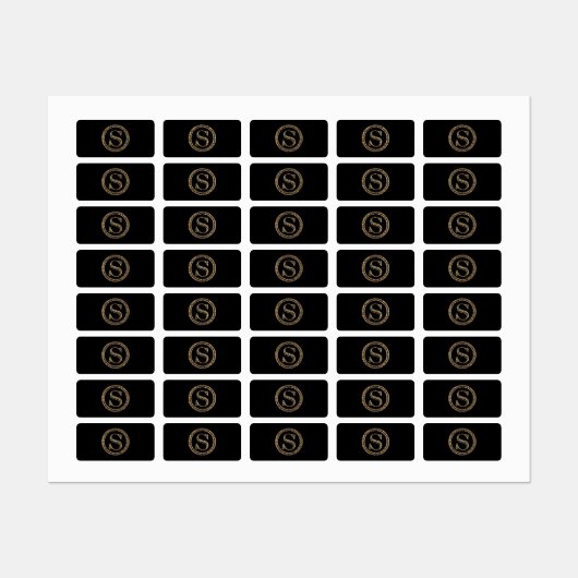 Leopard S Etiketten (Blatt)