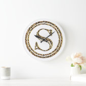 Leopard S Große Wanduhr (Zuhause)