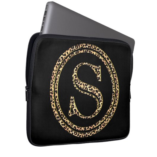 Leopard S Laptopschutzhülle (Vorne Rechts)