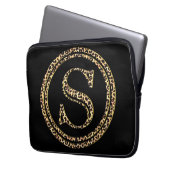 Leopard S Laptopschutzhülle (Vorderseite Links)