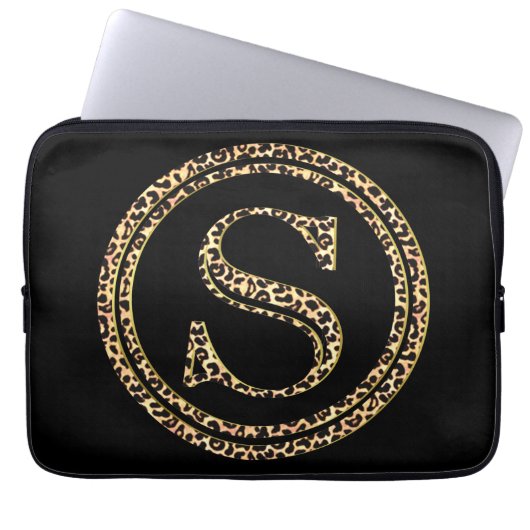 Leopard S Laptopschutzhülle (Vorderseite)