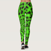 Leopard Safari Print Leggings (Rückseite)