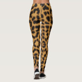 Leopard Safari Print Leggings (Rückseite)