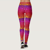 Leopard Safari Print Leggings (Rückseite)