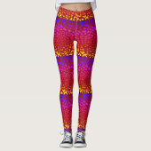 Leopard Safari Print Leggings (Vorderseite)