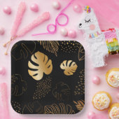 Leopard-Safari-Teller Pappteller (Party)