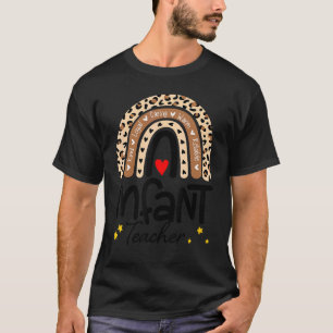 Leopard-Säugling-Lehrerin tritt zurück zum Schulun T-Shirt