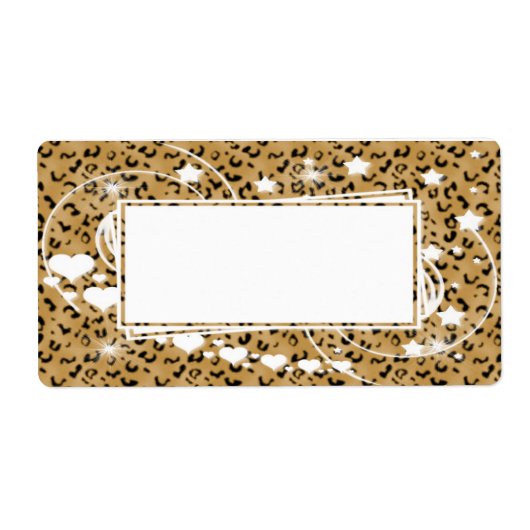 Leopard schießt Herzen und Sterne (Vorne)