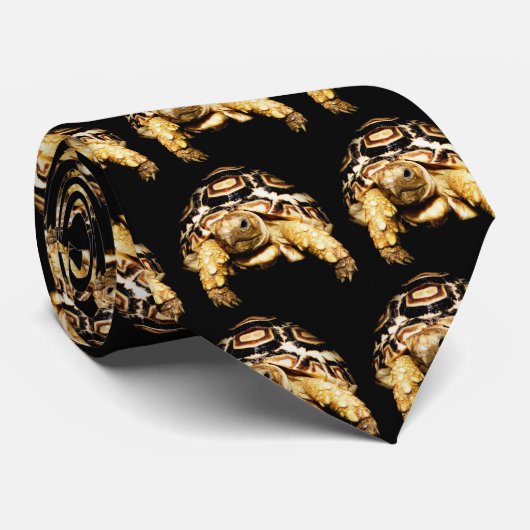 Leopard-Schildkröte Krawatte (Gerollt)