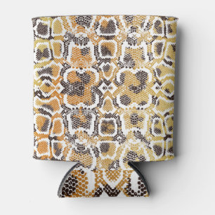 Leopard Schlange Animal Print Textur Dosenkühler