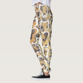 Leopard Schlange Animal Print Textur Leggings (Links)