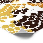 Leopard Schlange Animal Print Textur Poster (Ecke)