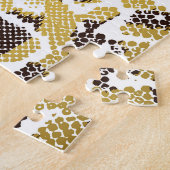 Leopard Schlange Animal Print Textur Puzzle (Seite)