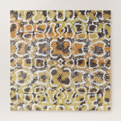 Leopard Schlange Animal Print Textur Puzzle (Horizontal)