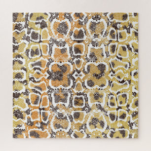 Leopard Schlange Animal Print Textur Puzzle