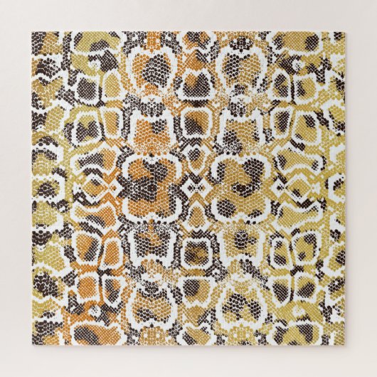 Leopard Schlange Animal Print Textur Puzzle (Vertikal)