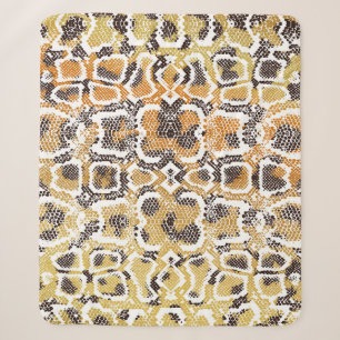 Leopard Schlange Animal Print Textur Sherpadecke