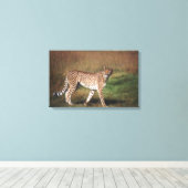 Leopard schlicht leinwanddruck (Insitu (Holzboden))