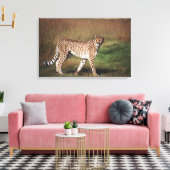 Leopard schlicht leinwanddruck (Insitu (Wohnzimmer))