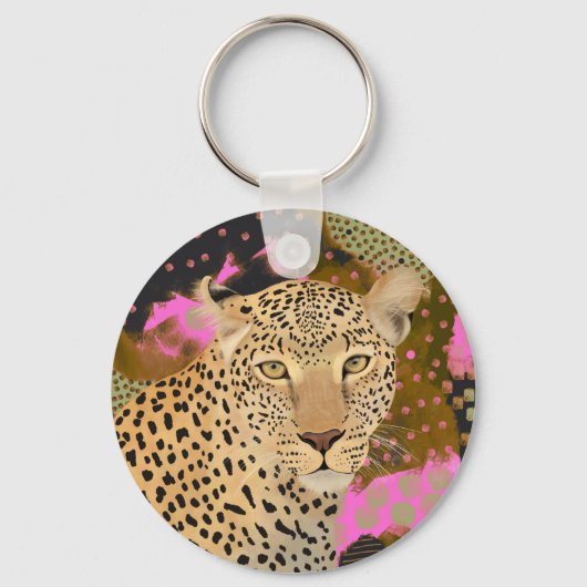 Leopard Schlüsselanhänger (Rückseite)