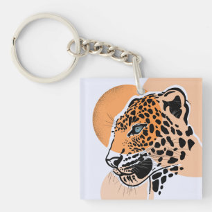 Leopard Schlüsselanhänger - Wildtiere Art