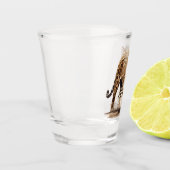 Leopard Schnapsglas (Links)