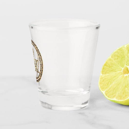 Leopard & schnapsglas (Rechts)