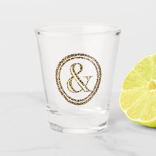 Leopard & schnapsglas (Vorderseite)