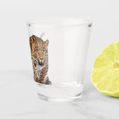 Leopard Schnapsglas (Rechts)