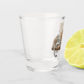 Leopard Schnapsglas (Links)