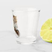 Leopard Schnapsglas (Rechts)