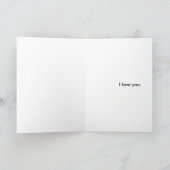 Leopard-Schnecken-Liebe-Gruß-Karte Karte (Innenseite)