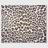 Leopard-Schokoladen-Druck Geschenkpapier (Flach)