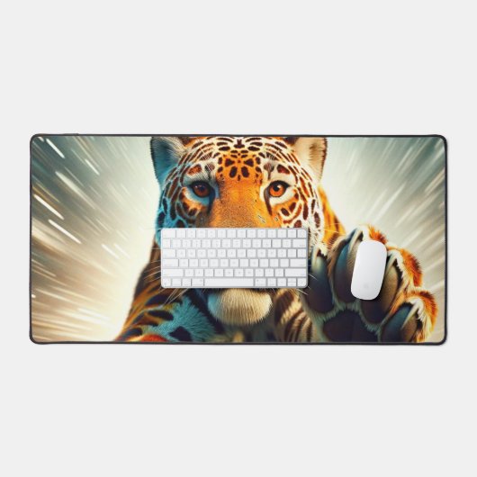 Leopard Schreibtischunterlage (Tastatur & Maus)