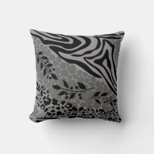 Leopard schwarz und grau