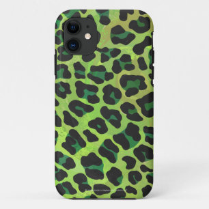 Leopard, Schwarz und Grün iPhone 11 Hülle