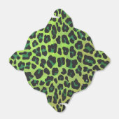 Leopard, Schwarz und Grün Geschenkschachtel (Ungefaltet)