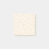 Leopard Schwarzes Orange Wildtier Hautschmelz Post-it Klebezettel (Vorderseite)