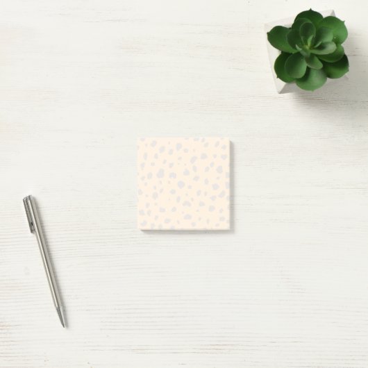 Leopard Schwarzes Orange Wildtier Hautschmelz Post-it Klebezettel (Büro)