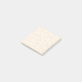 Leopard Schwarzes Orange Wildtier Hautschmelz Post-it Klebezettel (angewinkelt)