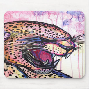 Leopard Scream Mousepad