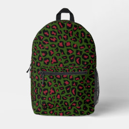 Leopard Seamless Muster Bedruckter Rucksack