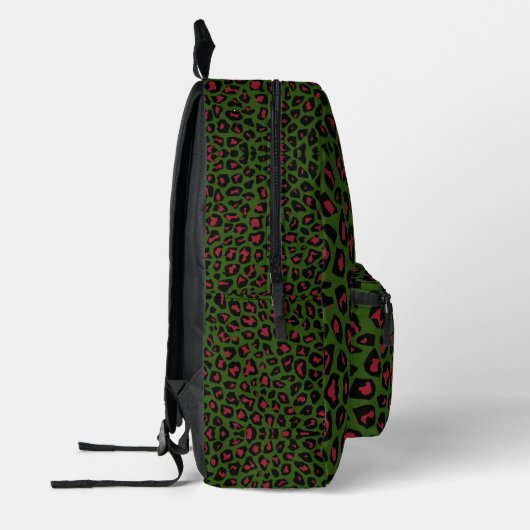 Leopard Seamless Muster Bedruckter Rucksack (Links)