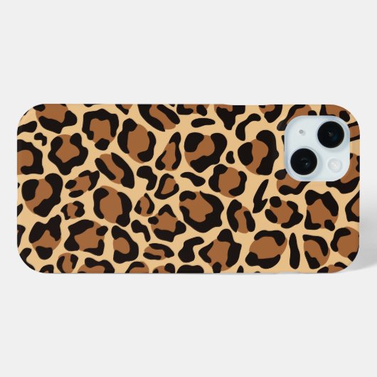Leopard Seamless Muster Case-Mate iPhone Hülle (Rückseite (Horizontal))